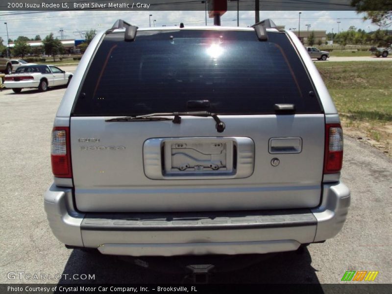 Bright Silver Metallic / Gray 2000 Isuzu Rodeo LS