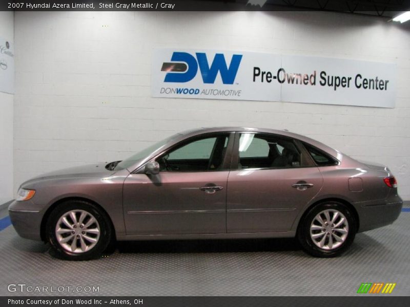 Steel Gray Metallic / Gray 2007 Hyundai Azera Limited