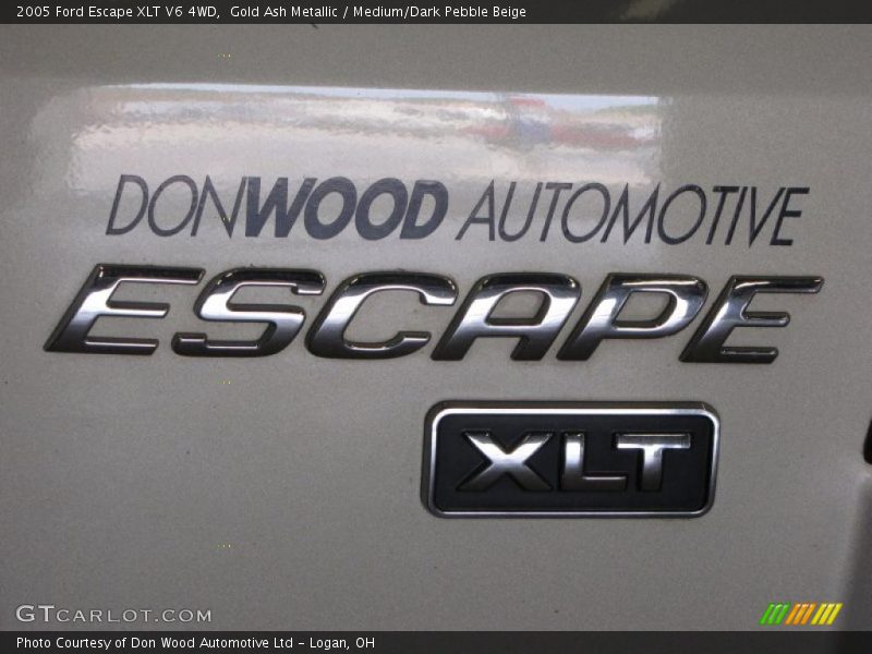 Gold Ash Metallic / Medium/Dark Pebble Beige 2005 Ford Escape XLT V6 4WD