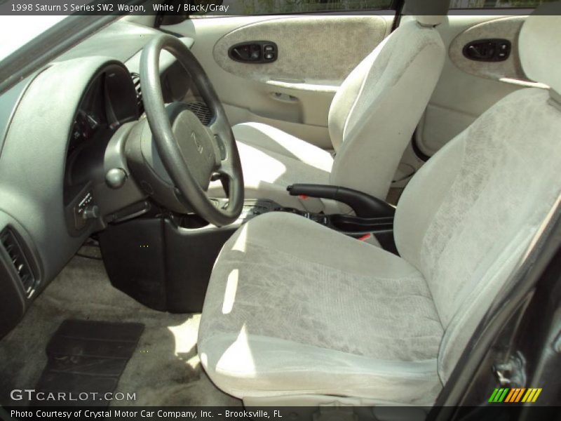White / Black/Gray 1998 Saturn S Series SW2 Wagon