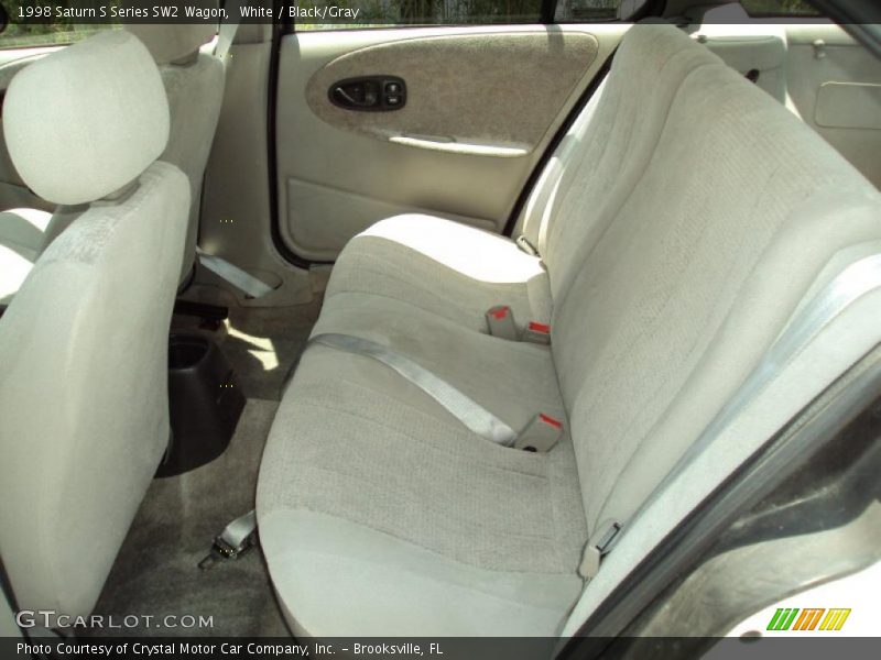 White / Black/Gray 1998 Saturn S Series SW2 Wagon