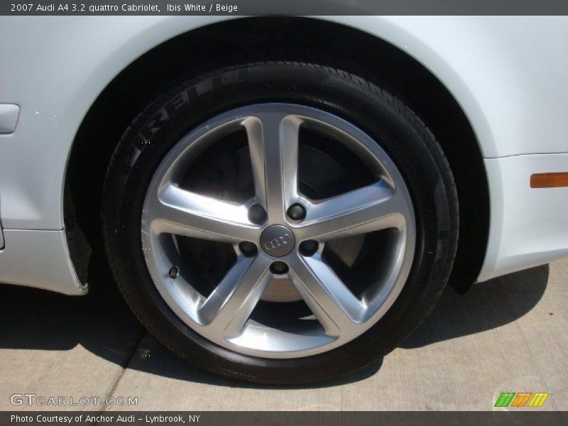 Ibis White / Beige 2007 Audi A4 3.2 quattro Cabriolet