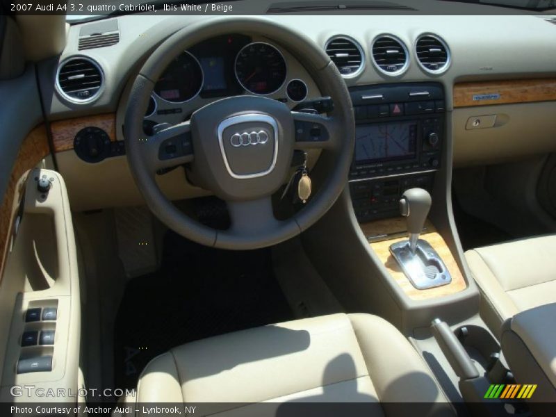 Ibis White / Beige 2007 Audi A4 3.2 quattro Cabriolet