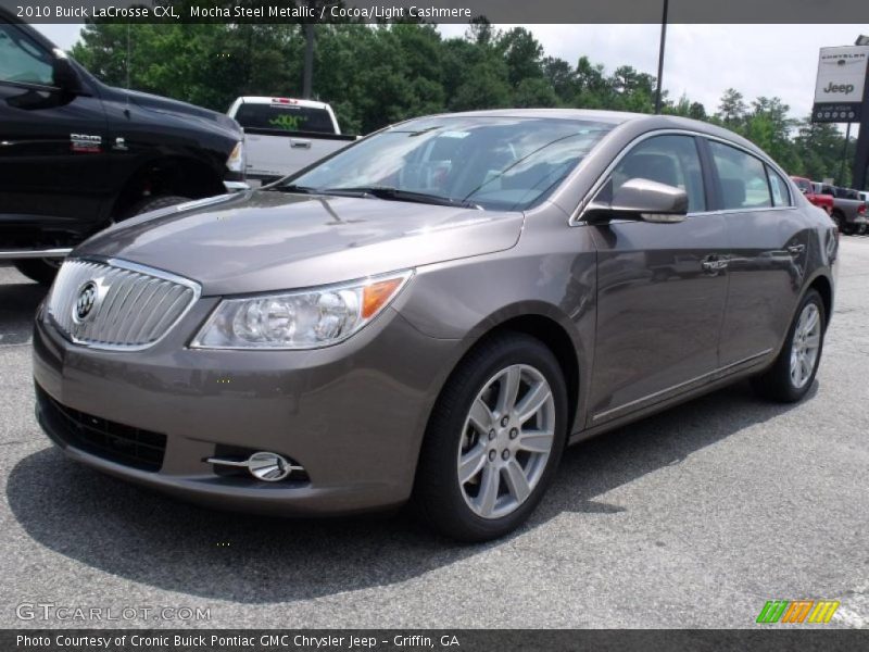 Mocha Steel Metallic / Cocoa/Light Cashmere 2010 Buick LaCrosse CXL