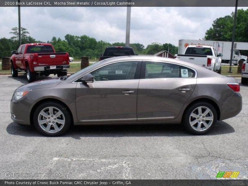 Mocha Steel Metallic / Cocoa/Light Cashmere 2010 Buick LaCrosse CXL