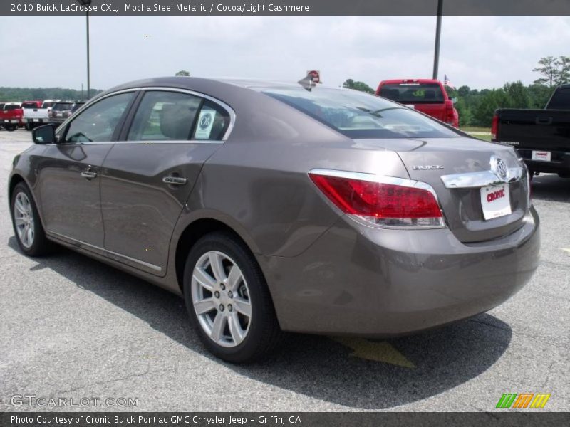 Mocha Steel Metallic / Cocoa/Light Cashmere 2010 Buick LaCrosse CXL