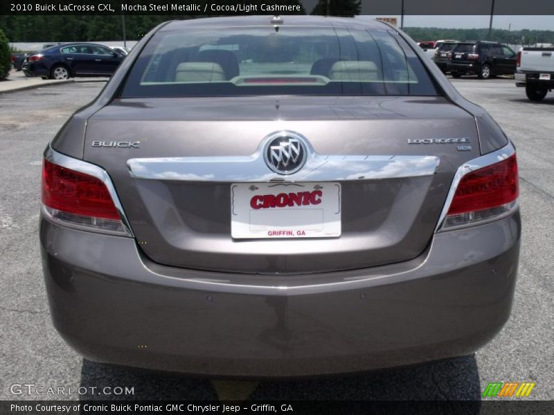 Mocha Steel Metallic / Cocoa/Light Cashmere 2010 Buick LaCrosse CXL