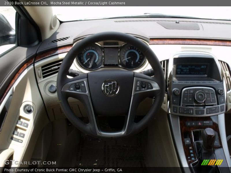 Mocha Steel Metallic / Cocoa/Light Cashmere 2010 Buick LaCrosse CXL