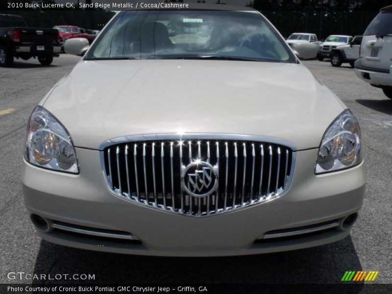 Sand Beige Metallic / Cocoa/Cashmere 2010 Buick Lucerne CX
