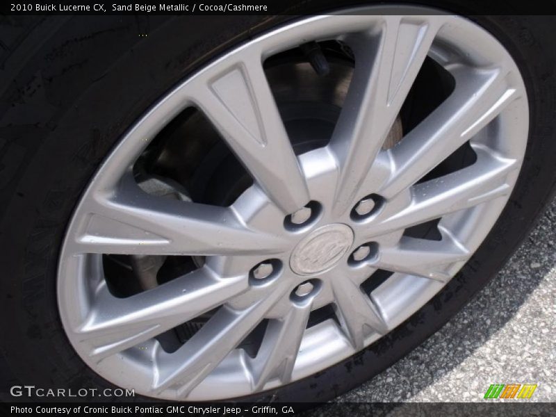 Sand Beige Metallic / Cocoa/Cashmere 2010 Buick Lucerne CX
