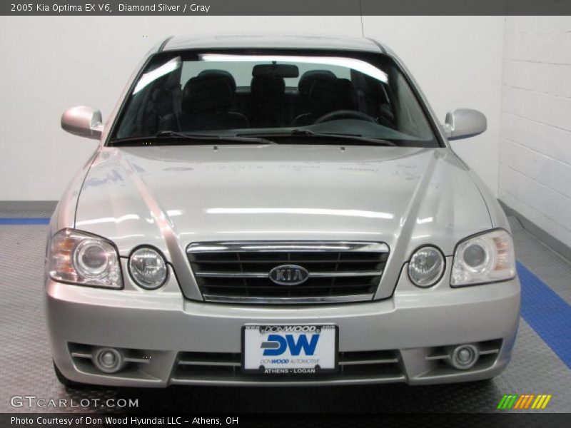 Diamond Silver / Gray 2005 Kia Optima EX V6