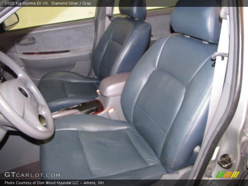 Diamond Silver / Gray 2005 Kia Optima EX V6