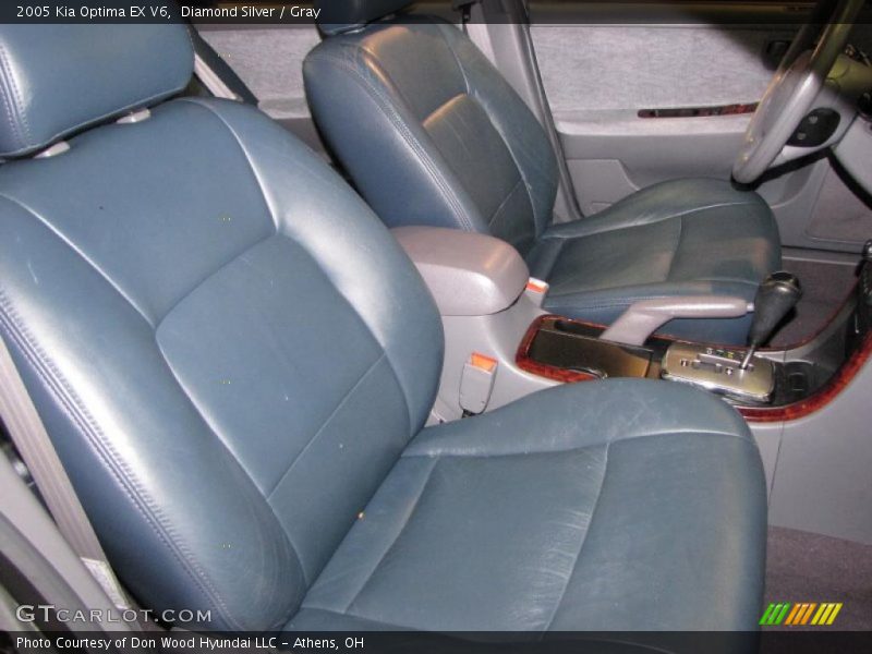 Diamond Silver / Gray 2005 Kia Optima EX V6