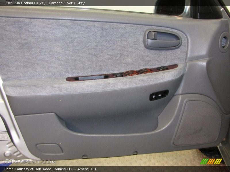 Diamond Silver / Gray 2005 Kia Optima EX V6
