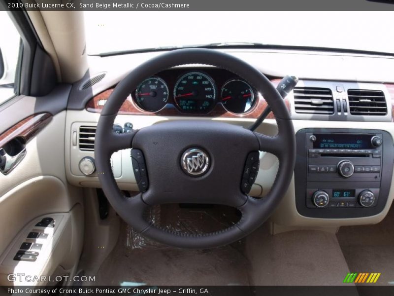 Sand Beige Metallic / Cocoa/Cashmere 2010 Buick Lucerne CX