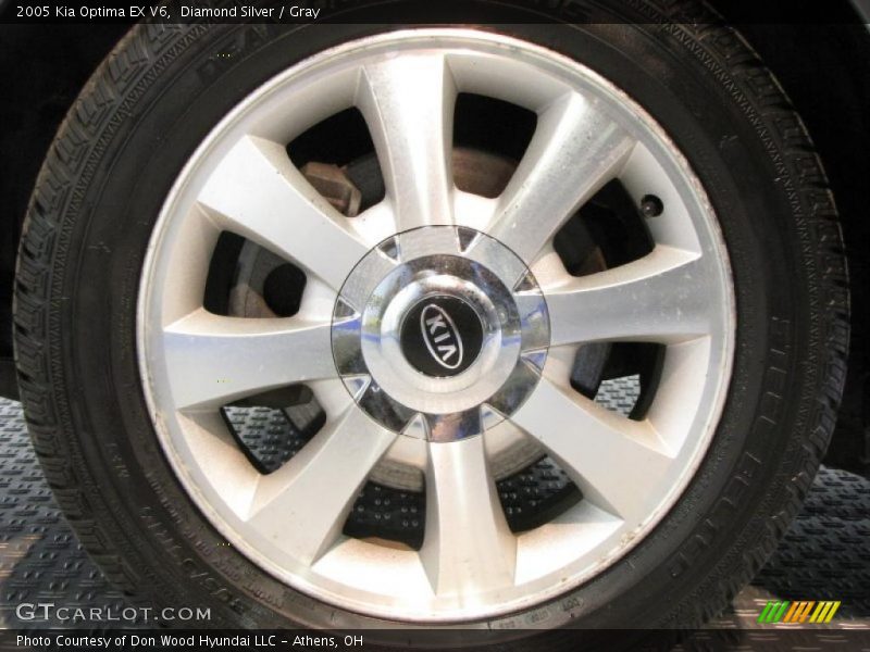 Diamond Silver / Gray 2005 Kia Optima EX V6