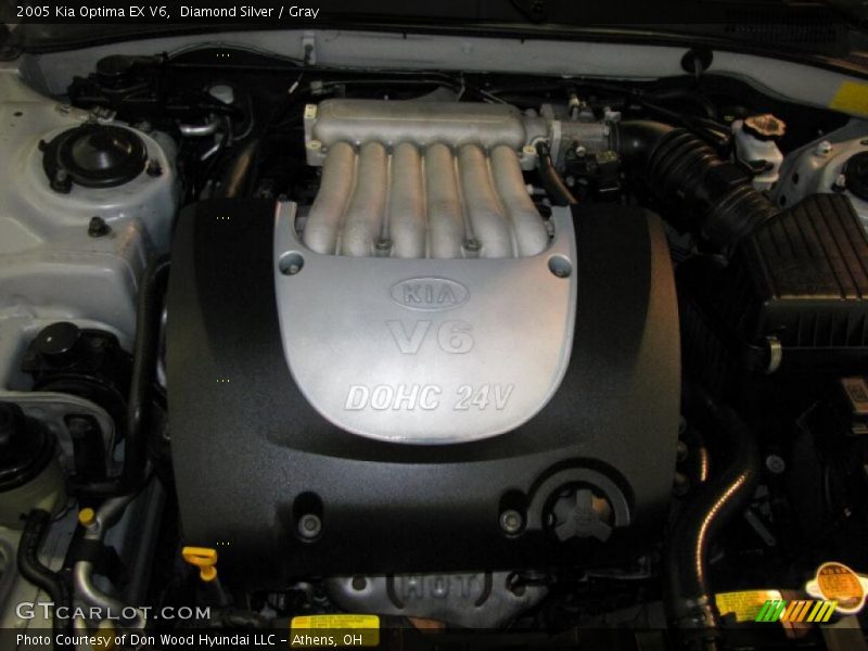 Diamond Silver / Gray 2005 Kia Optima EX V6