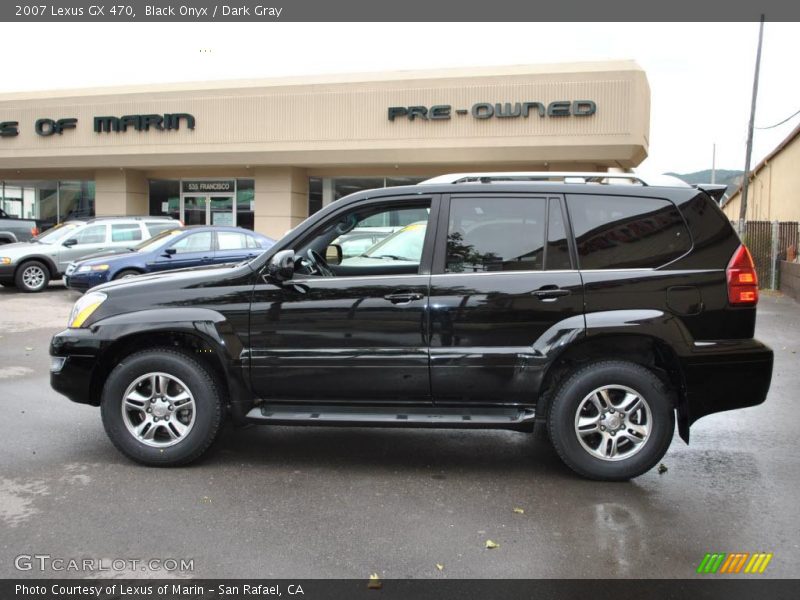 Black Onyx / Dark Gray 2007 Lexus GX 470