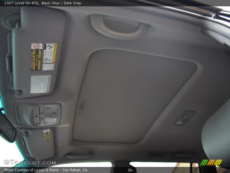 Black Onyx / Dark Gray 2007 Lexus GX 470