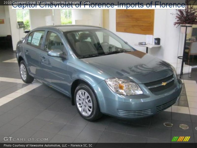 Silver Moss Metallic / Gray 2010 Chevrolet Cobalt LT Sedan