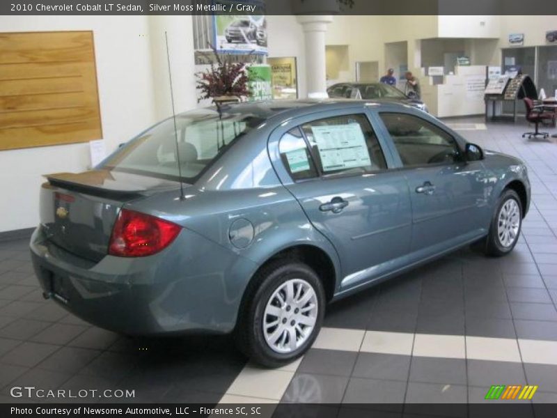 Silver Moss Metallic / Gray 2010 Chevrolet Cobalt LT Sedan