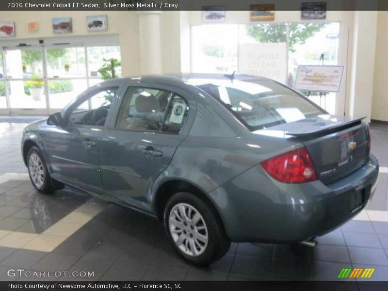 Silver Moss Metallic / Gray 2010 Chevrolet Cobalt LT Sedan