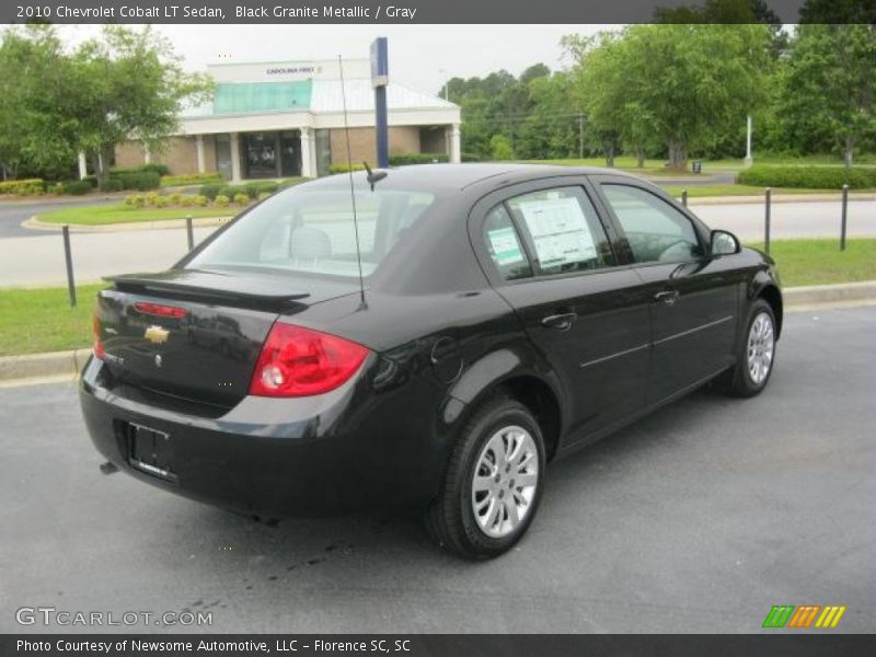 Black Granite Metallic / Gray 2010 Chevrolet Cobalt LT Sedan