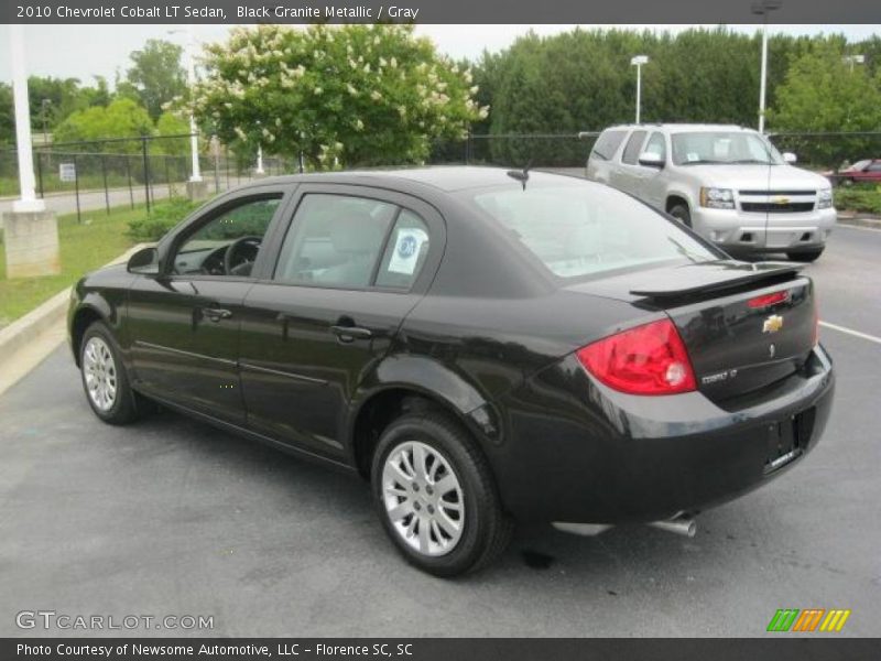 Black Granite Metallic / Gray 2010 Chevrolet Cobalt LT Sedan