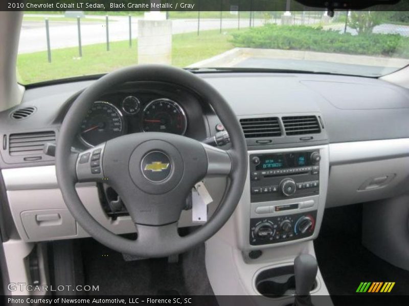 Black Granite Metallic / Gray 2010 Chevrolet Cobalt LT Sedan