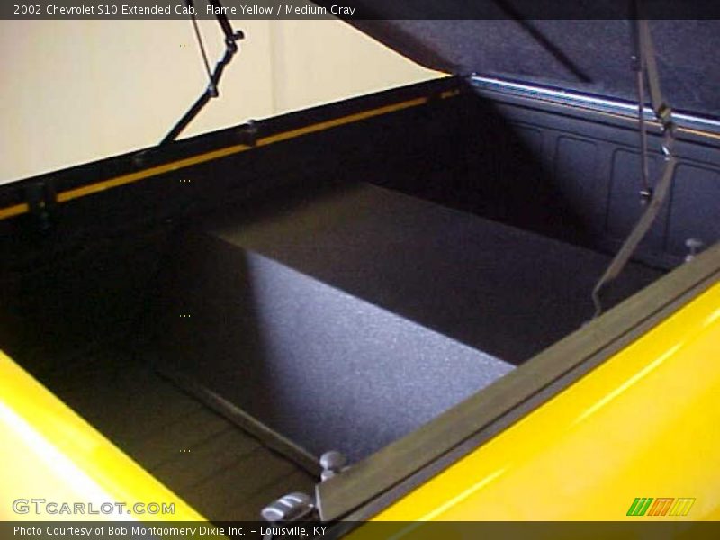 Flame Yellow / Medium Gray 2002 Chevrolet S10 Extended Cab