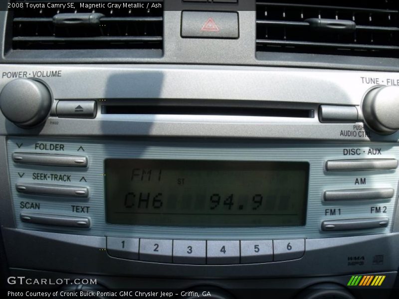 Magnetic Gray Metallic / Ash 2008 Toyota Camry SE