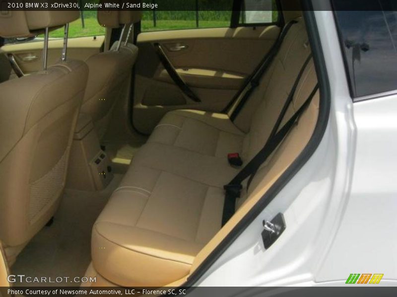 Alpine White / Sand Beige 2010 BMW X3 xDrive30i