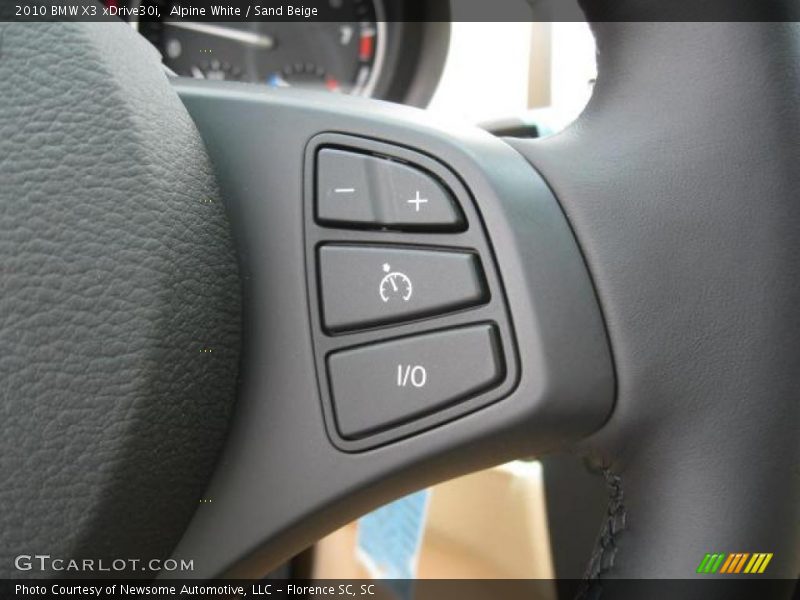 Alpine White / Sand Beige 2010 BMW X3 xDrive30i