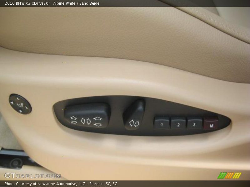 Alpine White / Sand Beige 2010 BMW X3 xDrive30i