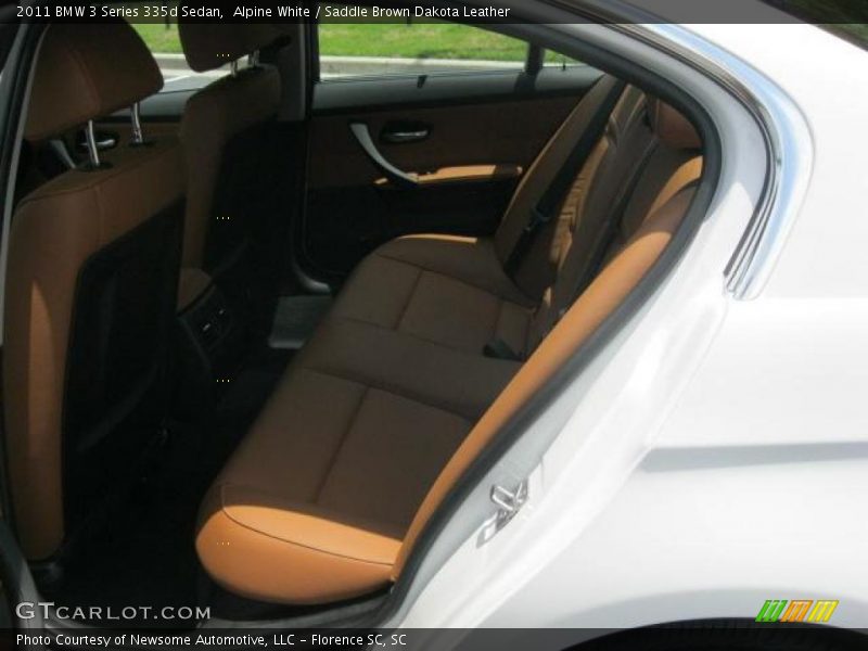  2011 3 Series 335d Sedan Saddle Brown Dakota Leather Interior