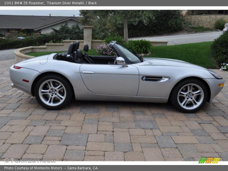Titanium Silver Metallic / Black 2001 BMW Z8 Roadster