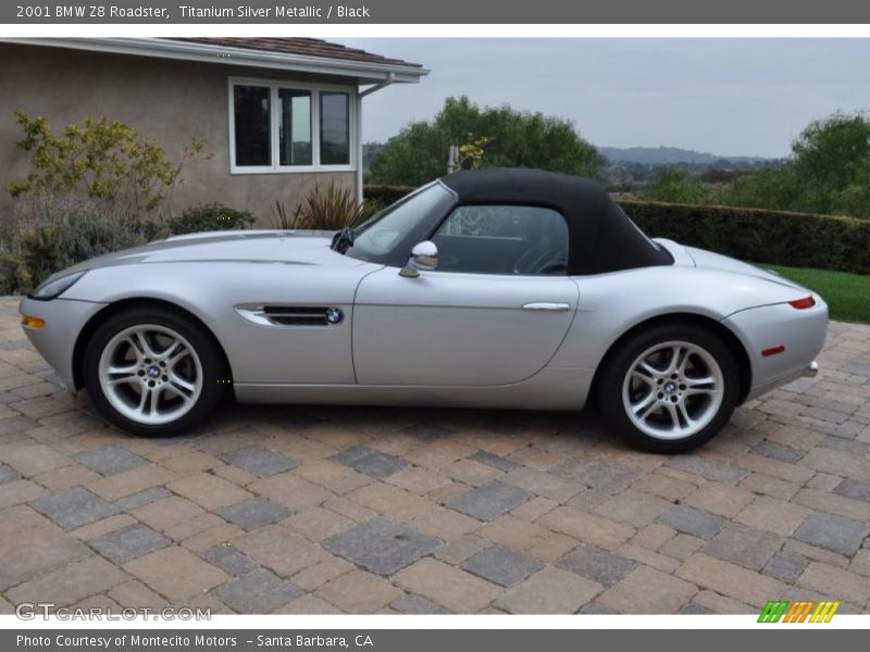Titanium Silver Metallic / Black 2001 BMW Z8 Roadster