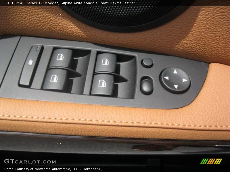 Alpine White / Saddle Brown Dakota Leather 2011 BMW 3 Series 335d Sedan