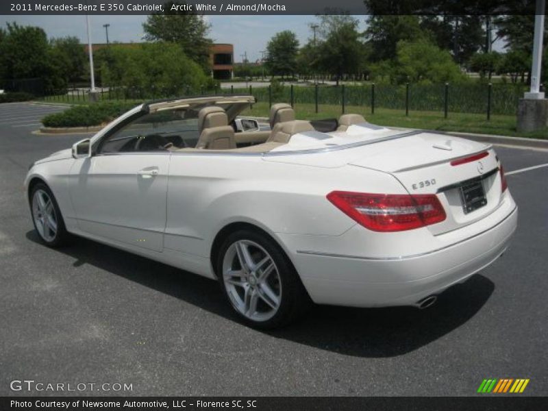 Arctic White / Almond/Mocha 2011 Mercedes-Benz E 350 Cabriolet