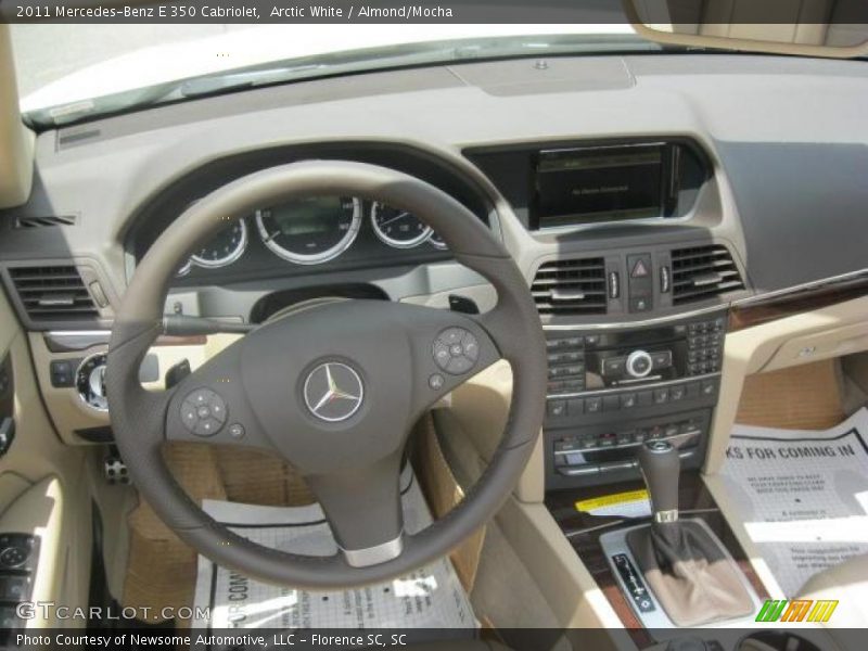 Arctic White / Almond/Mocha 2011 Mercedes-Benz E 350 Cabriolet