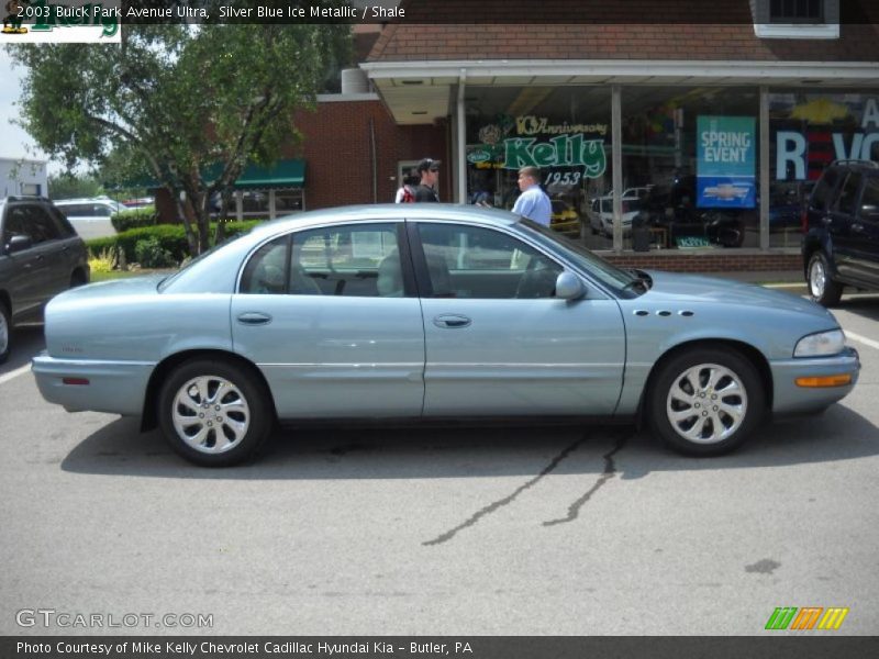 Silver Blue Ice Metallic / Shale 2003 Buick Park Avenue Ultra