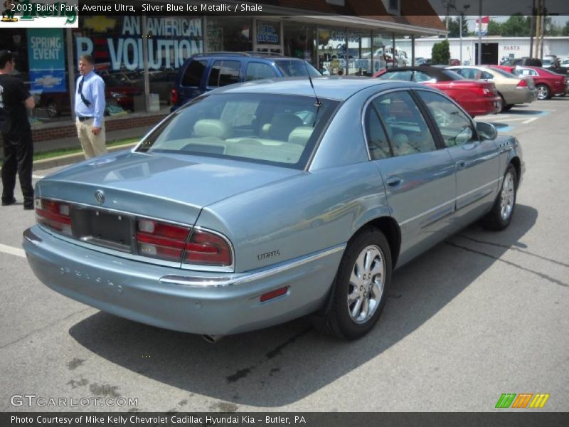 Silver Blue Ice Metallic / Shale 2003 Buick Park Avenue Ultra