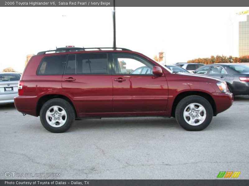 Salsa Red Pearl / Ivory Beige 2006 Toyota Highlander V6
