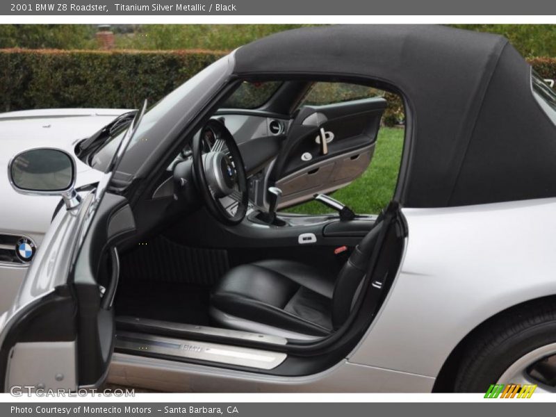 Titanium Silver Metallic / Black 2001 BMW Z8 Roadster