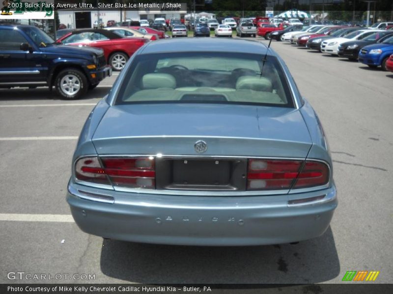 Silver Blue Ice Metallic / Shale 2003 Buick Park Avenue Ultra