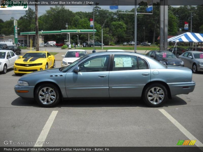 Silver Blue Ice Metallic / Shale 2003 Buick Park Avenue Ultra