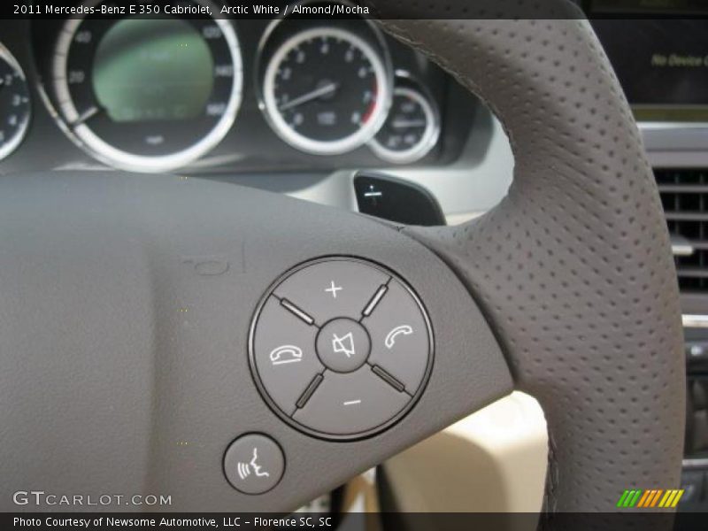 Arctic White / Almond/Mocha 2011 Mercedes-Benz E 350 Cabriolet