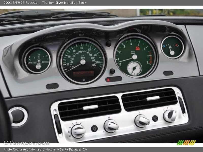 Titanium Silver Metallic / Black 2001 BMW Z8 Roadster
