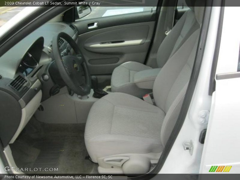 Summit White / Gray 2009 Chevrolet Cobalt LT Sedan
