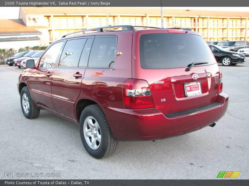Salsa Red Pearl / Ivory Beige 2006 Toyota Highlander V6